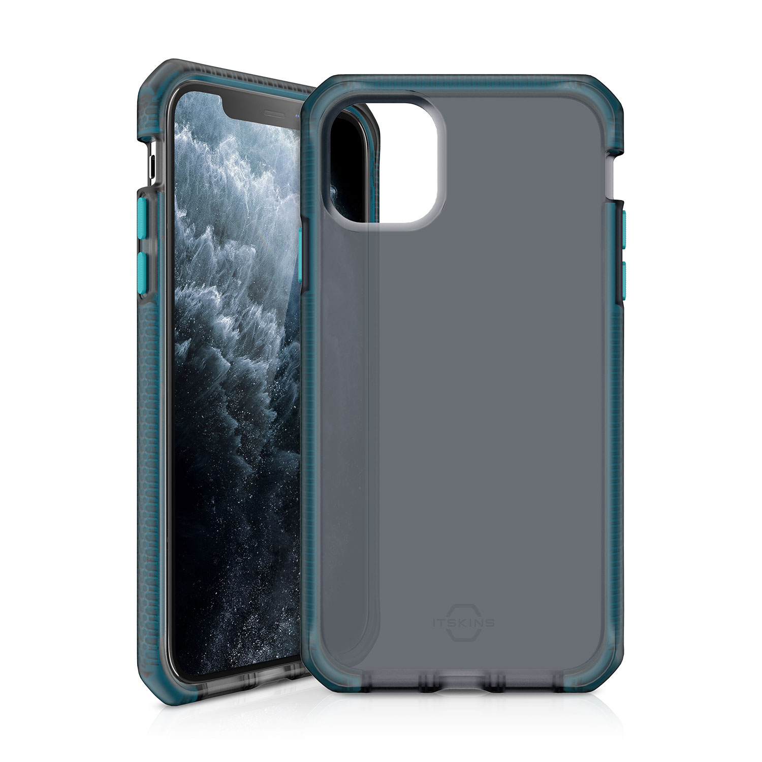 ITSKINS Supreme Frost Case for Apple iPhone Xs Max - Centurion Blue and  Black 